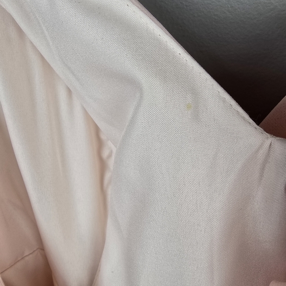 CHRISTINA WU Short Chiffon Dress Petal Pink‎ Womens Size 10 Blush Pastel Wedding - Picture 16 of 16